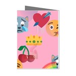 girly Emoji  Mini Greeting Cards (Pkg of 8)