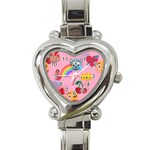 girly Emoji  Heart Italian Charm Watch