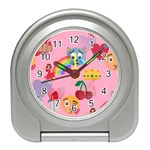 girly Emoji  Travel Alarm Clock