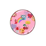 girly Emoji  Hat Clip Ball Marker