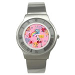 girly Emoji  Stainless Steel Watch