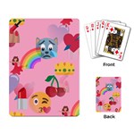 girly Emoji  Playing Cards Single Design