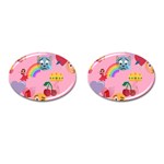 girly Emoji  Cufflinks (Oval)