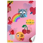 girly Emoji  Canvas 12  x 18 