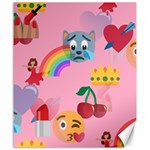 girly Emoji  Canvas 20  x 24 