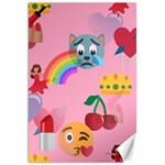 girly Emoji  Canvas 20  x 30 