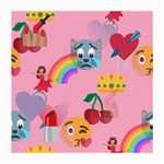 girly Emoji  Medium Glasses Cloth (2 Sides)