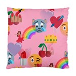 girly Emoji  Standard Cushion Case (One Side)