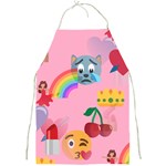 girly Emoji  Full Print Apron