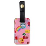 girly Emoji  Luggage Tag (one side)