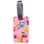 girly Emoji  Luggage Tag (two sides)