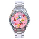 girly Emoji  Stainless Steel Analogue Watch