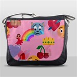 girly Emoji  Messenger Bag