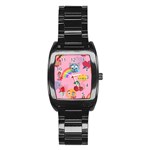 girly Emoji  Stainless Steel Barrel Watch