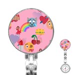 girly Emoji  Stainless Steel Nurses Watch