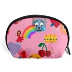 girly Emoji  Accessory Pouch (Large)