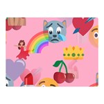 girly Emoji  Double Sided Flano Blanket (Mini)