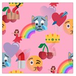 girly Emoji  Large Satin Scarf (Square)