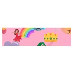 girly Emoji  Satin Scarf (Oblong)