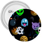 halloween Emoji  3  Button