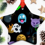 halloween Emoji  Ornament (Star)