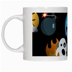 halloween Emoji  White Mug