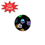 halloween Emoji  1  Mini Button (100 pack) 