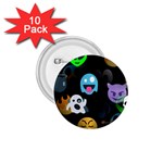 halloween Emoji  1.75  Button (10 pack) 