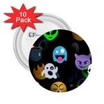 halloween Emoji  2.25  Button (10 pack)