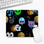 halloween Emoji  Large Mousepad