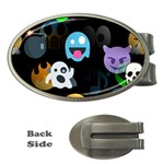 halloween Emoji  Money Clip (Oval)