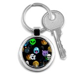 halloween Emoji  Key Chain (Round)