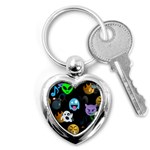 halloween Emoji  Key Chain (Heart)