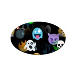 halloween Emoji  Sticker (Oval)