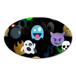 halloween Emoji  Magnet (Oval)