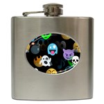 halloween Emoji  Hip Flask (6 oz)