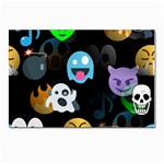 halloween Emoji  Postcard 4  x 6 