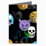 halloween Emoji  Greeting Card