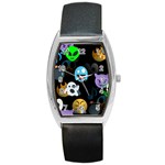 halloween Emoji  Barrel Style Metal Watch