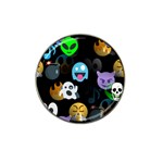 halloween Emoji  Hat Clip Ball Marker