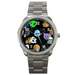 halloween Emoji  Sport Metal Watch