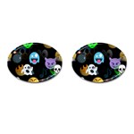 halloween Emoji  Cufflinks (Oval)