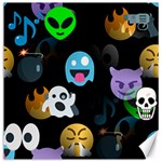 halloween Emoji  Canvas 12  x 12 