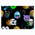 halloween Emoji  Large Glasses Cloth