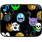 halloween Emoji  Double Sided Fleece Blanket (Mini)