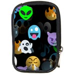 halloween Emoji  Compact Camera Leather Case