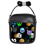 halloween Emoji  Girls Sling Bag