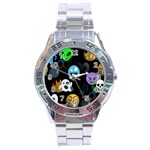 halloween Emoji  Stainless Steel Analogue Watch