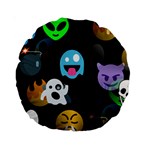 halloween Emoji  Standard 15  Premium Round Cushion 