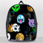 halloween Emoji  School Bag (XL)